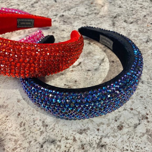 Bundle of 3 Headbands - Handmade with Rhinestones - Picture 3 of 7